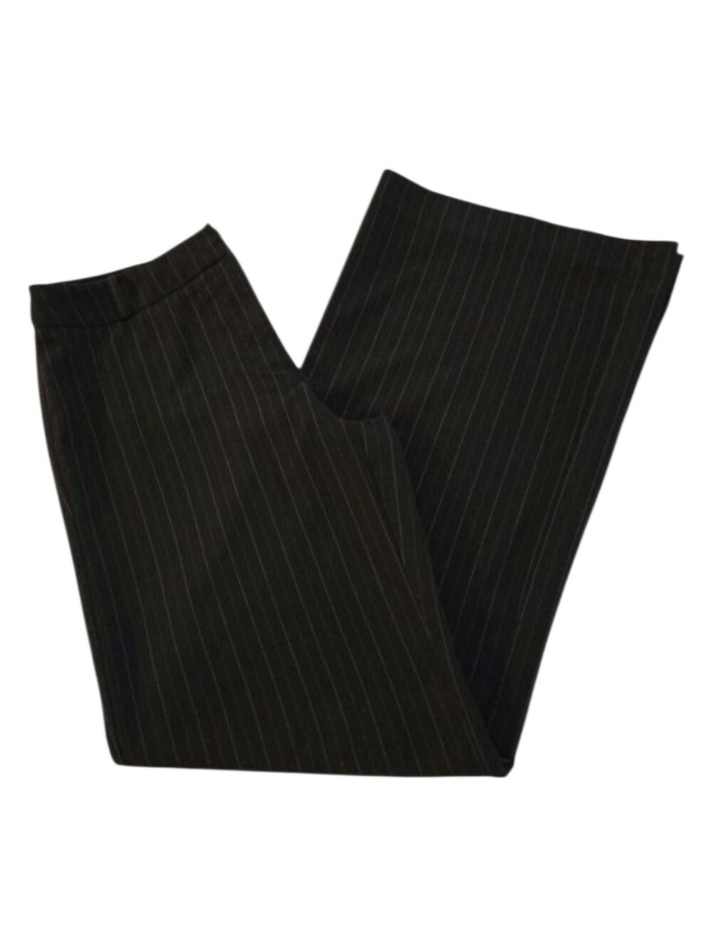 NEW YORK & CO STRETCH Black Pinstripe Pants WOMENS SZ 8